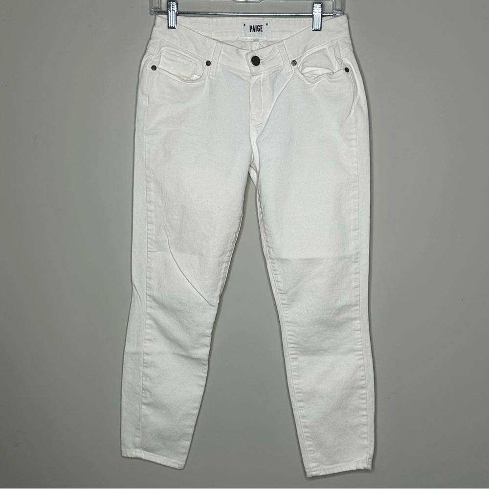 PAIGE White Denim Skinny Jeans - Stylish & Versatile 27